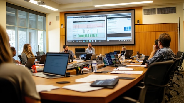 Professional accounting workspace